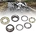 EVGATSAUTO Steering Stem Bearing Kit for GY6-50/60/80CC, Motorcycle Front Fork Steel Alloy Replacement for Karts Scooters ATV UTV