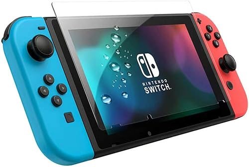 yufulai NS Switch OLED Protector de pantalla de vidrio templado dureza 9H Sattering para interruptor OLED