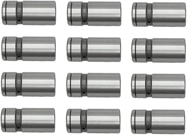 12Pcs Hydraulic Roller Lifters Compatible with Jeep Wrangler 1987-2006 for Jeep Cherokee 1987-2001 for Jeep Comanche 1987-1992, Replace HT2011 VL89 9950127