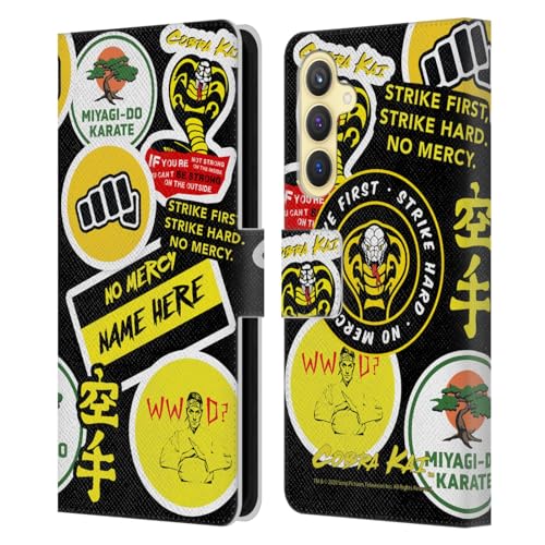Étui en cuir Cobra Kai Samsung S23 FE finition premium avec nom personnalisé