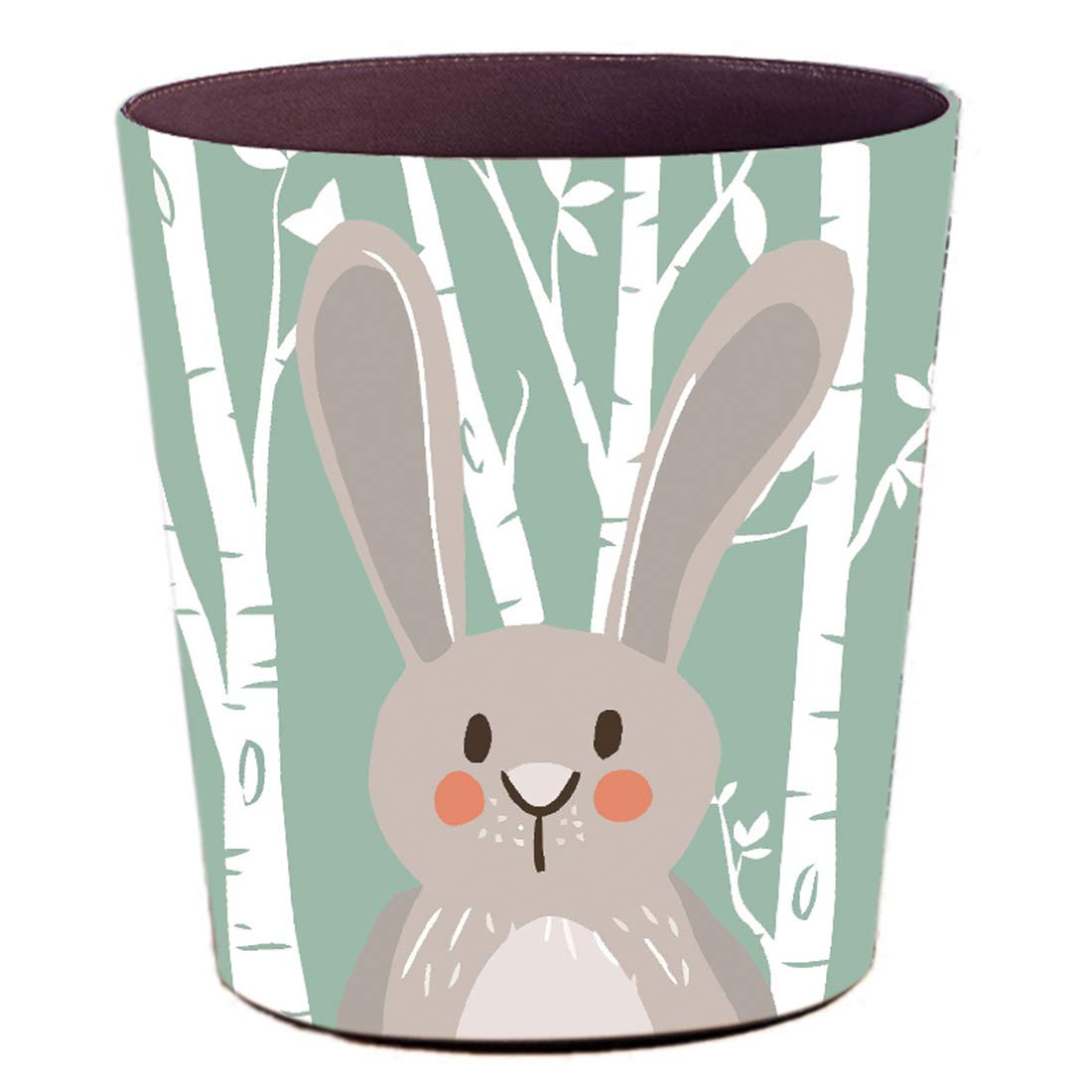 Cubo de Basura Infantil 10 L Piel Sintética Diseño Animales