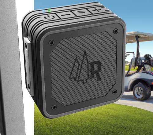 Magnetic Bluetooth Speaker for Golf Carts Waterproof (IPX6) Built-in Magnet Mount Attachment, 33Ft Wireless Range