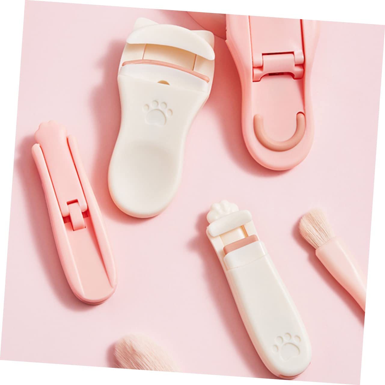 Healeved 10piezas Curlers De Pestañas Portátiles Rizador Profesional De Herramienta De Maquillaje Para Pestañas Diseño Ergonómico Para