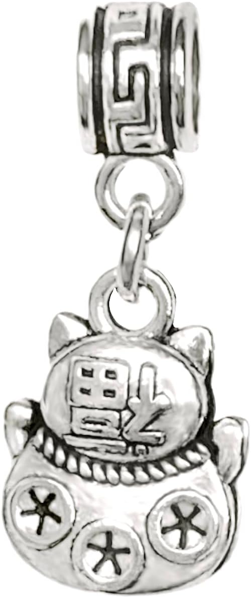 LaBenie Dangle Lucky Cat Charm Bead - Image 2