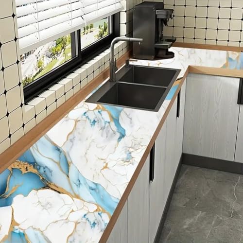 Image of SARVATRAY Self-Adhesive Wallpaper, Kitchen Stickers Oil Proof Heat Resistant, Wall Stickers for Kitchen, Wallpaper for Wall, Vinyl Sheet (2 M Galaxy Sky)