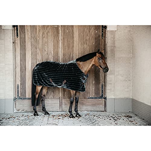 Couverture de box cheval fourrure synthétique pour cheval tondu - 5