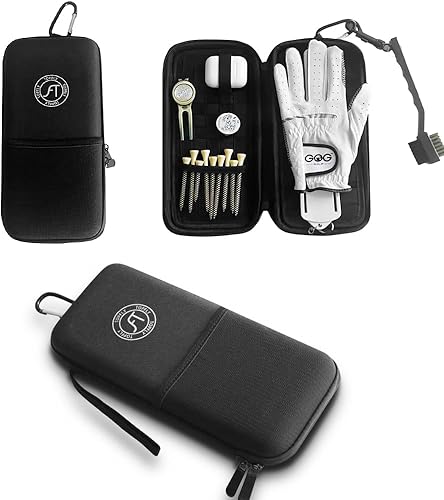 Funda para guantes de golf, soporte para guantes de golf, estuche Caddie, accesorio de golf, organizador de estuche rígido para teléfono, camisetas,