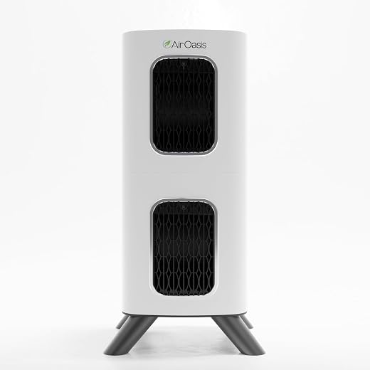 Air Oasis iAdaptAir 2.0 H13 HEPA Filter Air Purifier Reduces 99% of Viruses, Mold, Dust, Smoke, Pollen &amp; Odors Quietest on...