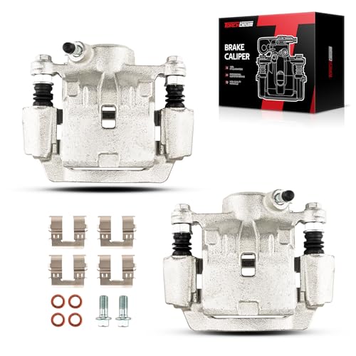 Torchbeam Rear Brake Calipers Set for Subaru 2009-2013 Forester, Subaru 2015-2021 WRX, Subaru 2008-2011 Impreza 2.5L, Rear Left and Rear Right Calipers Replace # 19B3425+19B3424