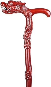 Natural Wooden Staff Hiking Stick Trekking Pole Offset Cane, Walking Stick Wooden For Men And Women, Solid Wooden Cane, Lightweight For Disability Seniors, Portable Hand Walking Stick