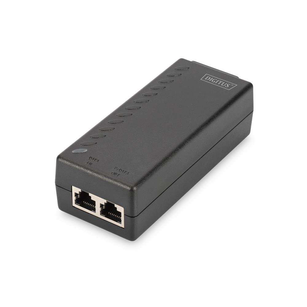 DIGITUS Professional Injecteur PoE 10/100 Mbps 48 V / 15,4 W Injecteur PoE, 15,4 W