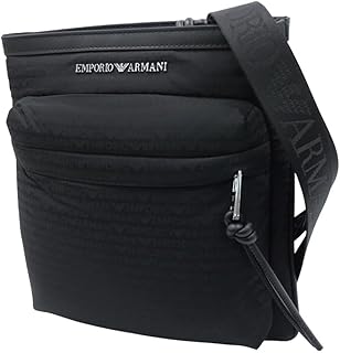 [エンポリオアルマーニ] メンズ ミニ ショルダーバッグ EM002792 AF14637 ブラック [並行輸入品]