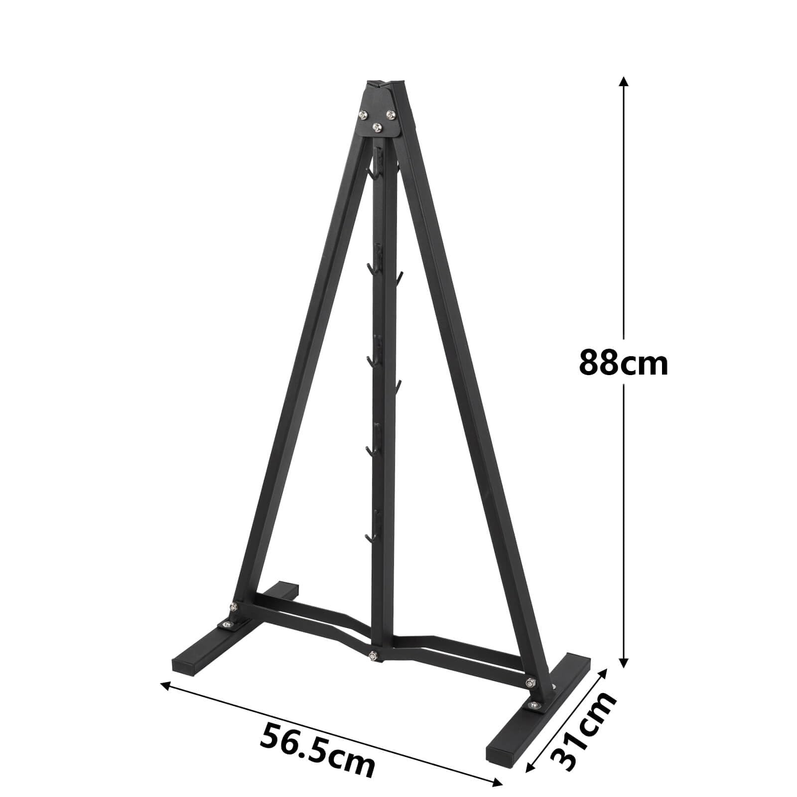 ALLINLIFE Soporte para Agarraderas de Polea con 10 Ganchos, Rack de Almacenamiento Ajustable para Mangos de Gimnasio, Organizador Compacto de Accesorios de Máquinas de Polea, Carga 100 kg