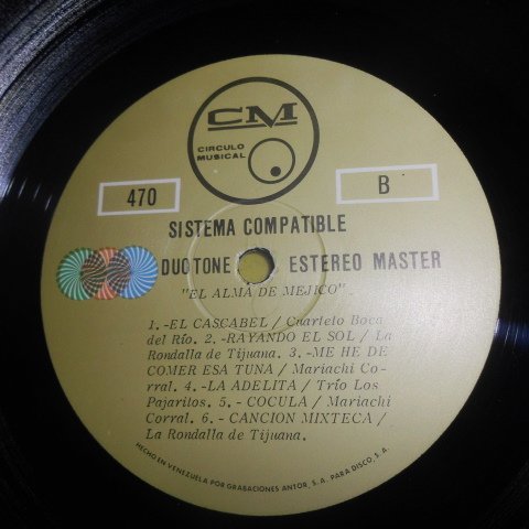 El Alma de Mexico, Varios. Formato LP vinyl