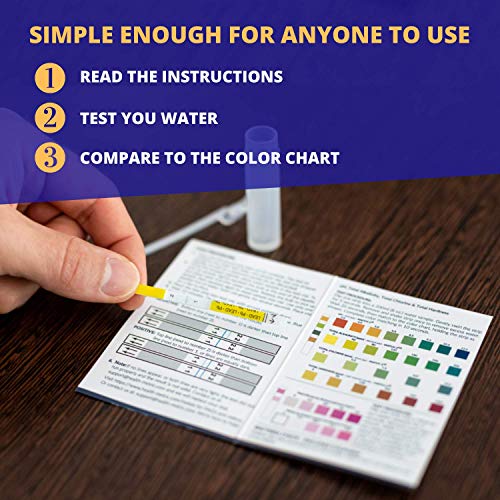 Drinking Water Test Kit For Municipal Tap and Well Water - Simple Testing Strips For Lead Copper Bacteria, Nitrates, Chlorine and More - Thumbnail 4