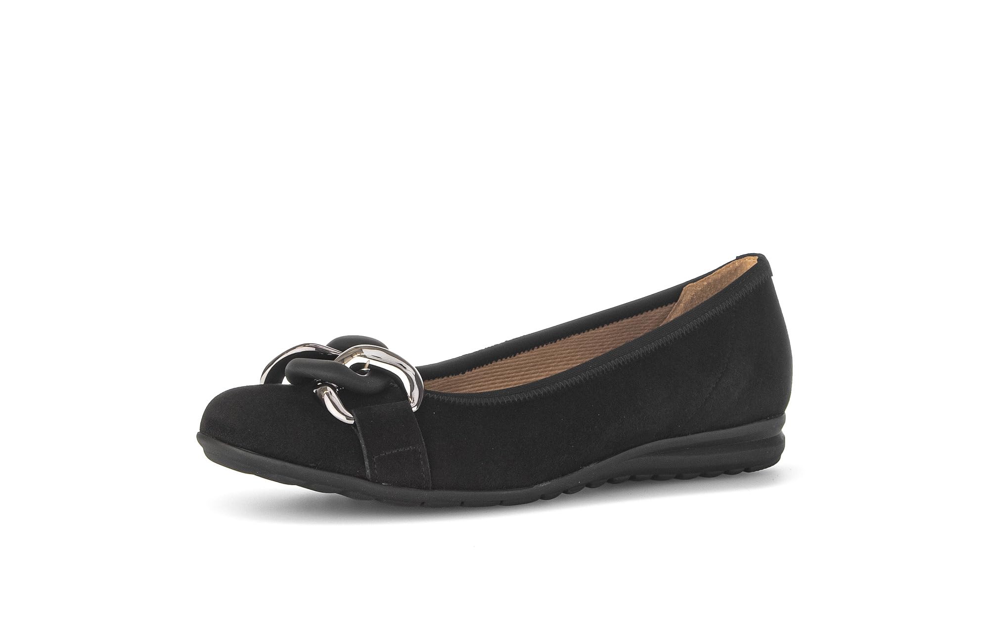 Gabor Klassische Ballerinas Damen Schwarz Uni