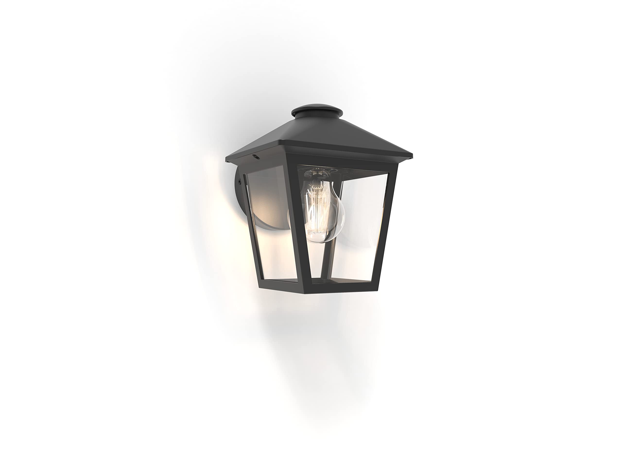 Lutec ZAGO 5294502012 outdoor wall lamp E27 Black