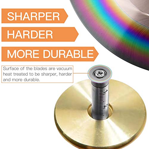 YOSELIN Wheel Marking Gauge,2 Wheel Cutter,Wood Scribe Tool,Marking Tool,Woodworking Gauges,Marking Guide,Woodworking Tools Scriber for Woodworking,Both in English and Metric Units. thumbnail 4