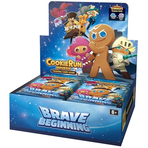 CookieRun Trading Card Game: Brave Beginning Booster Display | 2 Player Competitive TCG | Includes 28 Booster Packs with 9 Cards Each