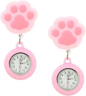 2 Pçs Relógio De Bolso Relógio De Enfermagem Relógio De Enfermagem Para Enfermeiras Relógio De Enfermagem Pendurado Broche Relógio De Enfermeira Relógio De Enfermeira Pin