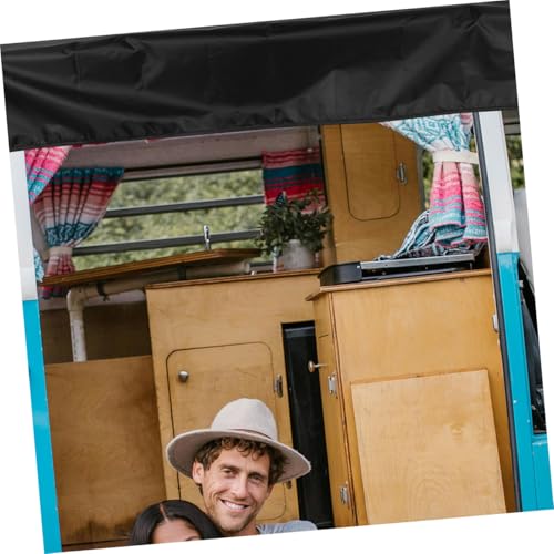 Parasol para maletero de autocaravana pequeño protector solar de camping de tela 6