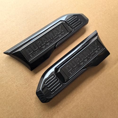 Image of 2pack OEM 2024+ 6.6L Duramax Diesel Vent Emblem Replacement for Sierra 2500HD 3500HD 86790687 (Gloss Black)