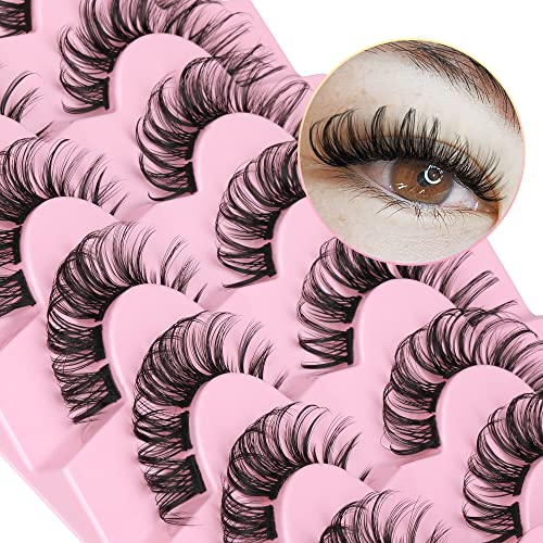 Natural Lash Clusters D Curl False Eyelashes 14Mm Wispy Individual Lashes Extensions Diy Mink Lashes Multipack By Calphdiar #TOP4