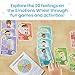 hand2mind Express Your Feelings Playing Cards, Emotions Cards, Flash Cards for Toddlers, Kids Card Games, Play Therapy Toys, Therapy Games, Social Emotional Learning Activities, Social Skills Games