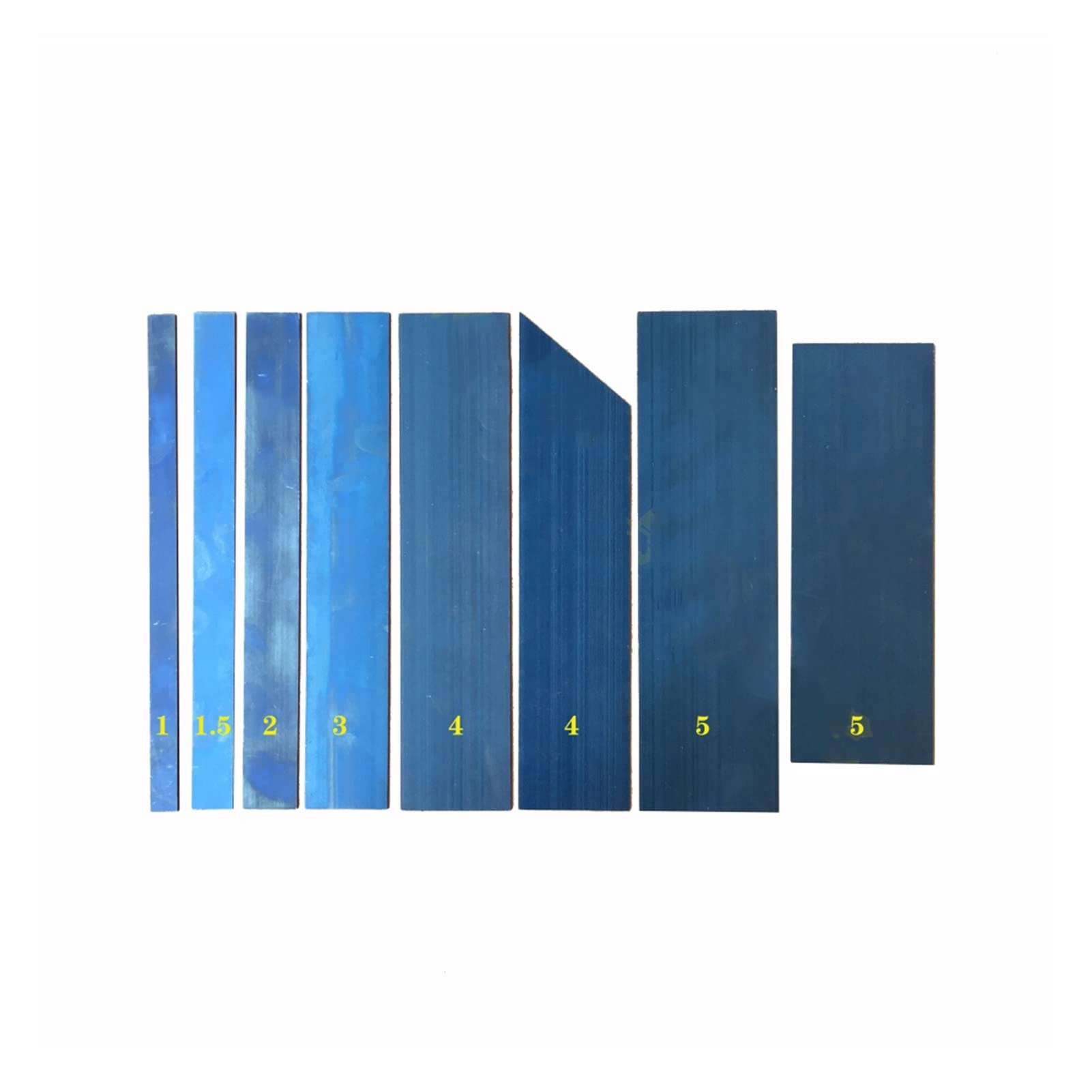 Zestaw skrobaków do obróbki drewna Curved Curved Cardet Scrape Card Scraping Prostokąt Stosowy Nóż Gładki Drewniany Gratowanie Narzędzia stolarskie lingli(Color:E)