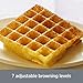 PS7U7 Digital Waffle Maker with Removable Plates, 4-Slice
