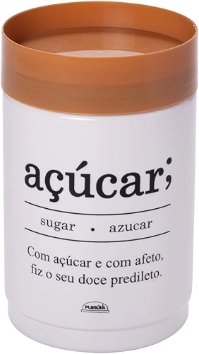 Pote Plug Açucar 1,15 L Plasútil