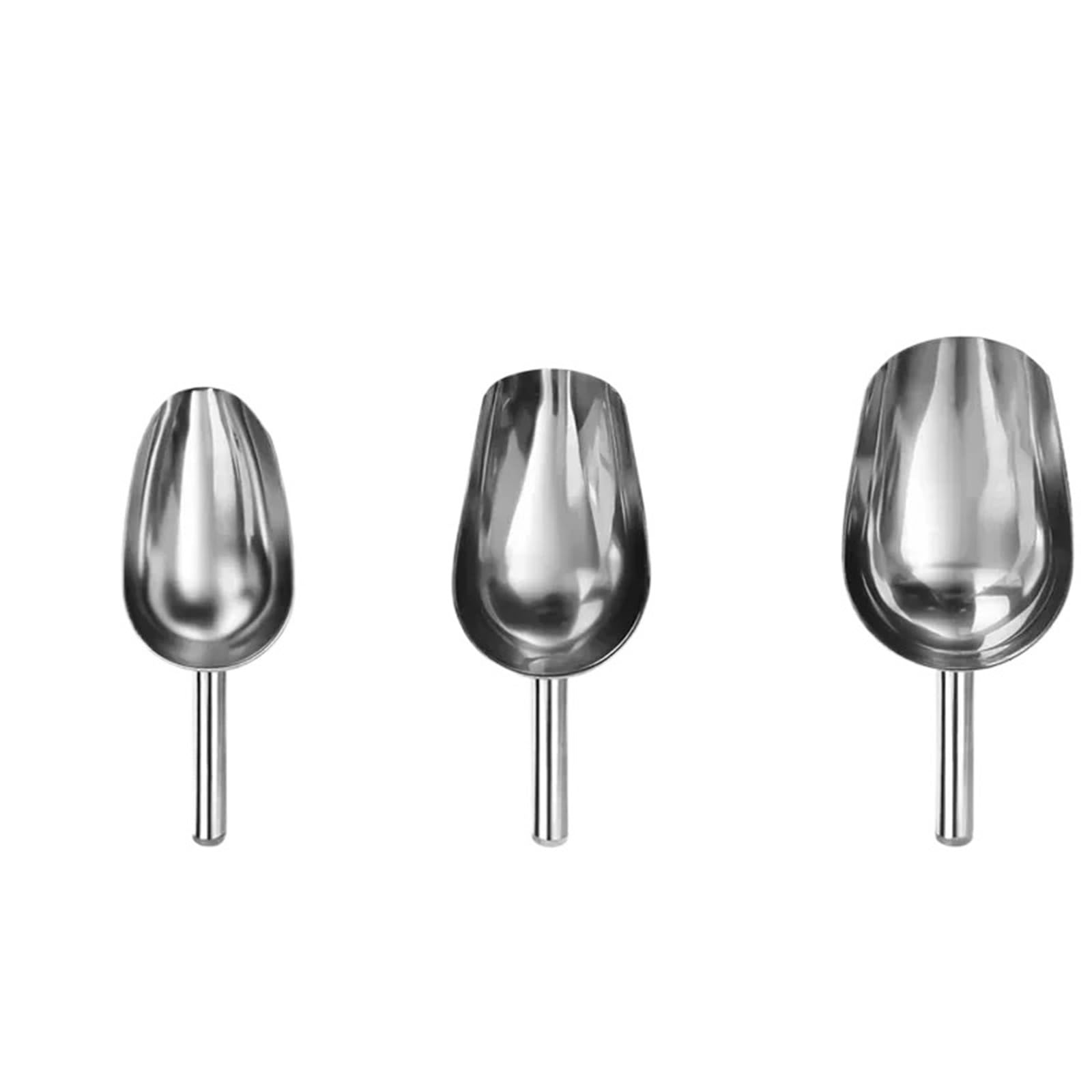 2 jeux (6 pièces) de pelles à glace en acier inoxydable Pour Cuisines