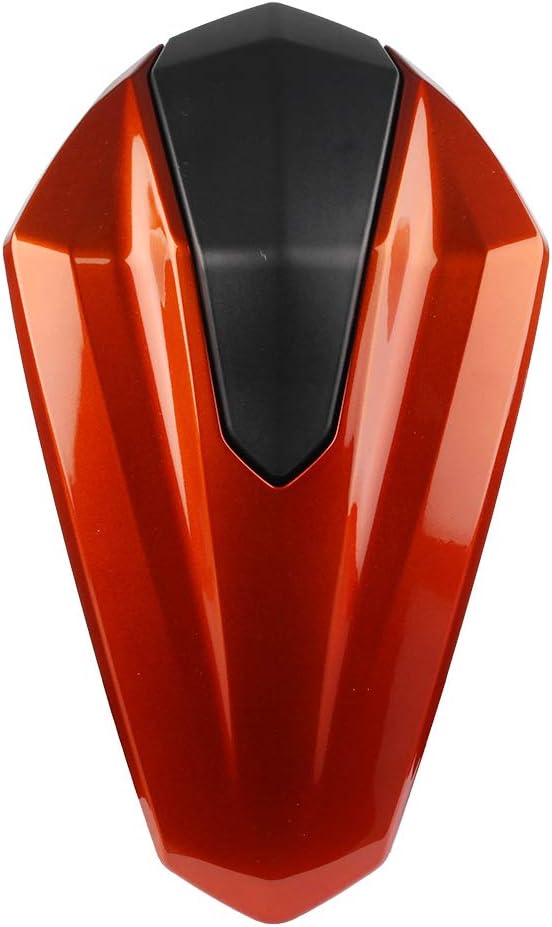 Rbanna1 Motorbike Champagne Orange Rear Passenger Pillion Seat Cover Motorbike Cowl Pad Motorbikes Fairing Tail Cover for Suzuki GSXR1000 2017 2018