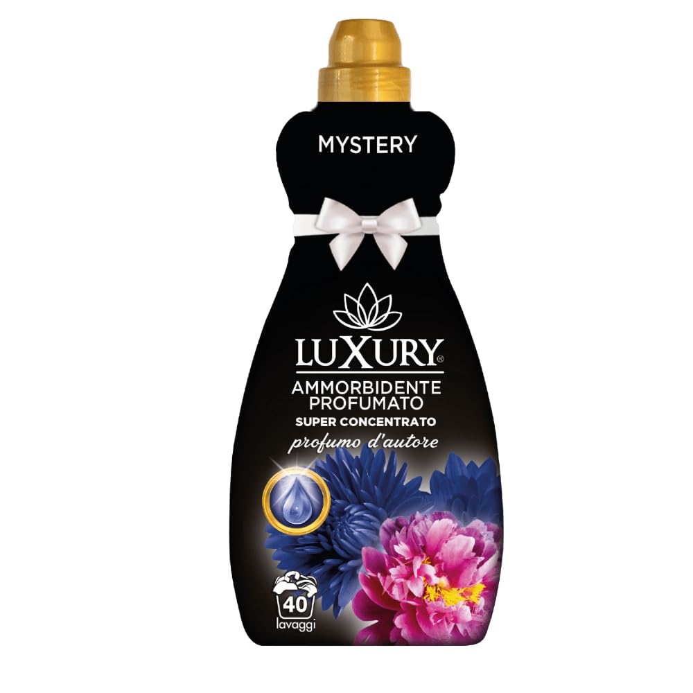 Luxury Ammorbidente Mystery, suavizante concentrado, detergente líquido para tu ropa, 40 lavados, 900 ml + llavero Beni Culinari gratuito