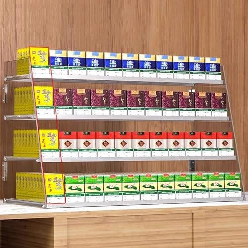 Perfetto per uso domestico o aziendale: questo portasigarette offre un modo elegante per organizzare ed esporre le sigarette, valorizzando l'estetica di qualsiasi spazio. Ideale per uso personale o per negozi, unisce funzionalità a un design elegante, garantendo un aspetto ordinato che piacerà sia ai clienti che agli ospiti. Arricchisci il tuo spazio con questo accessorio essenziale!