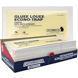 Catchmaster Gluee Louee Rat Extra Large Traps 30-PK, Heavy Duty Glue Trap, Mouse Traps for Home, Pest Control Adhesive Glue Boards for Inside House, Snake, Mice, & Spider Trap