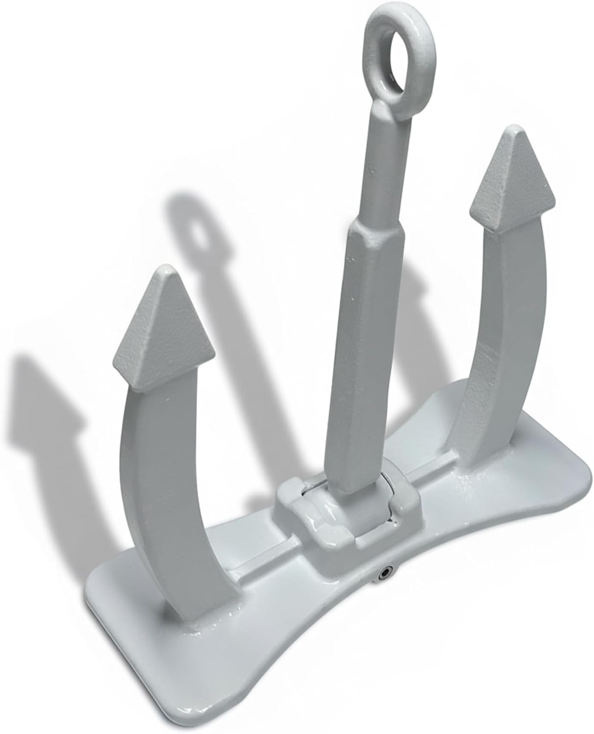 18.3 lb Professional Navy Anchor - High-Strength Cast Steel (Not Cast Iron) - Heavy Duty Marine Mooring Anchor with Anti-Corrosion Coating for Pontoons, Yachts & Fishing Boats