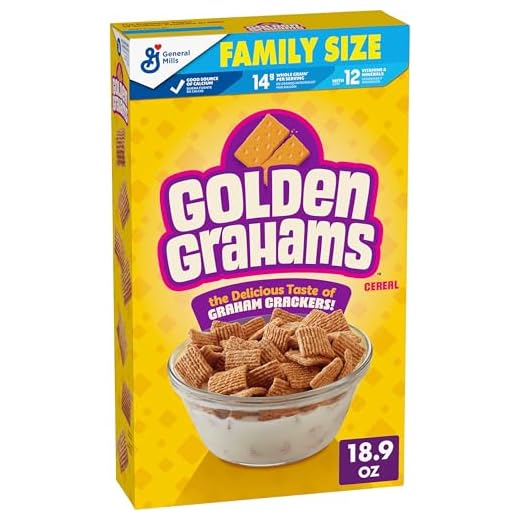 Golden Grahams, Breakfast Cereal, Graham Cracker Taste, Whole Grain, 18.9 oz
