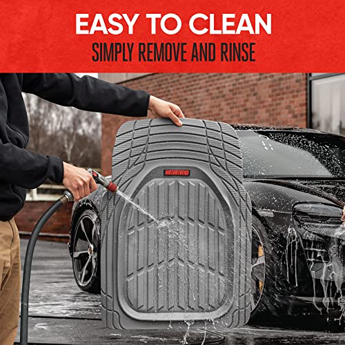 image for Motor Trend MT-921-GR FlexTough Tortoise - Heavy Duty Rubber Floor Mat