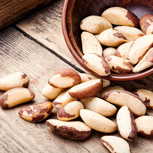 The Amish Eco-Farm | Medium Brazil Nuts | Raw And Fresh 5Lb Jar #TOP2