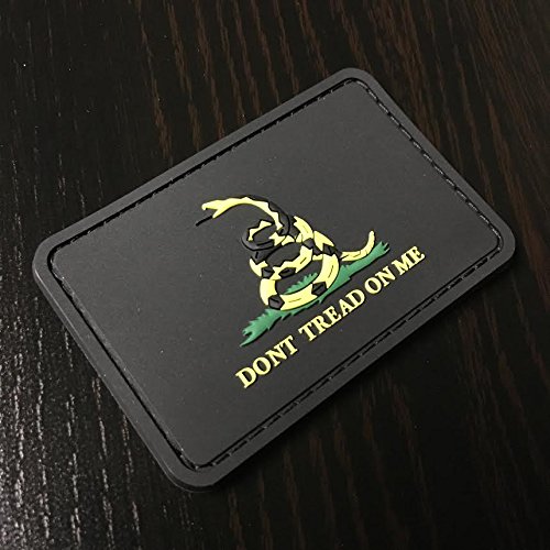 American Sheepdog Gadsden Flag Patch - Black Edition