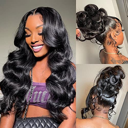 TESLAL 360 Wig Human Hair Full Lace Wigs Human Hair 180% density Body wave 360 wigs for women Pre Pl