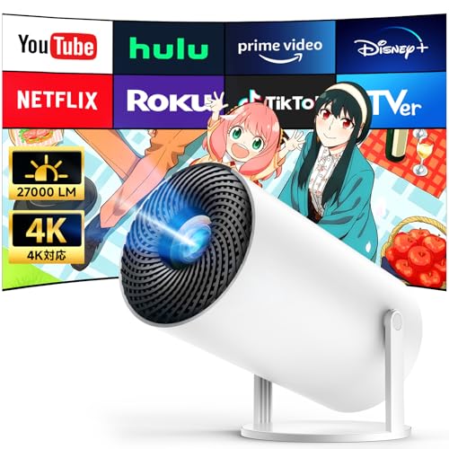 プロジェクター　超小型　TENKER テンカー iPhone使用可 手のひらサイズ。どこでもシアターになるDLP式小型