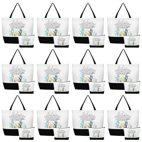 Volunteer Appreciation Canvas Tote Bags
