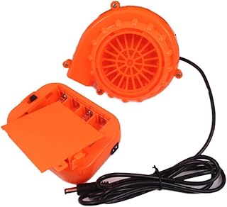 Mini Air Blower 1 Set Air Blower for Inflatables Mini Blower Mini Air Pump Bounce House Blower Orange Air Pump Inflatable Fans Bounce Centrifugal Fan Black Air Pump Mini Fan Blower