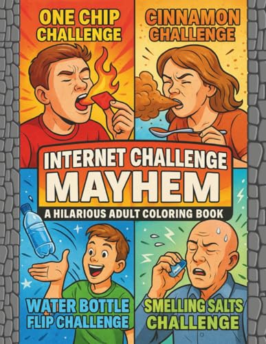 Internet Challenge Mayhem A Hilarious Adult Coloring Book image 2