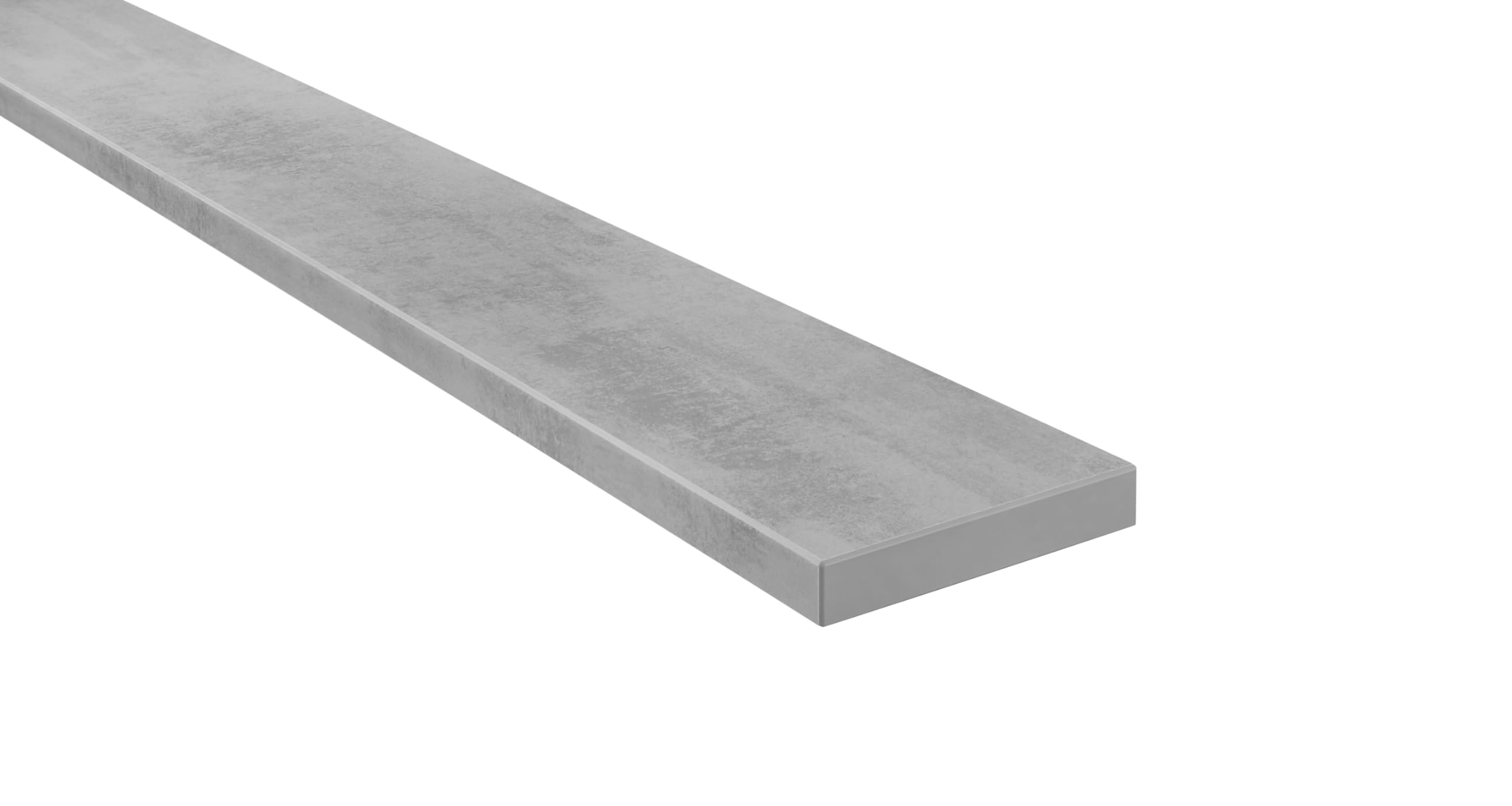 Lignodur Topline LD36 Innenfensterbank beton hellgrau 300 mm Ausladung inkl. Seitenabschlüsse Fensterbank (1600mm)