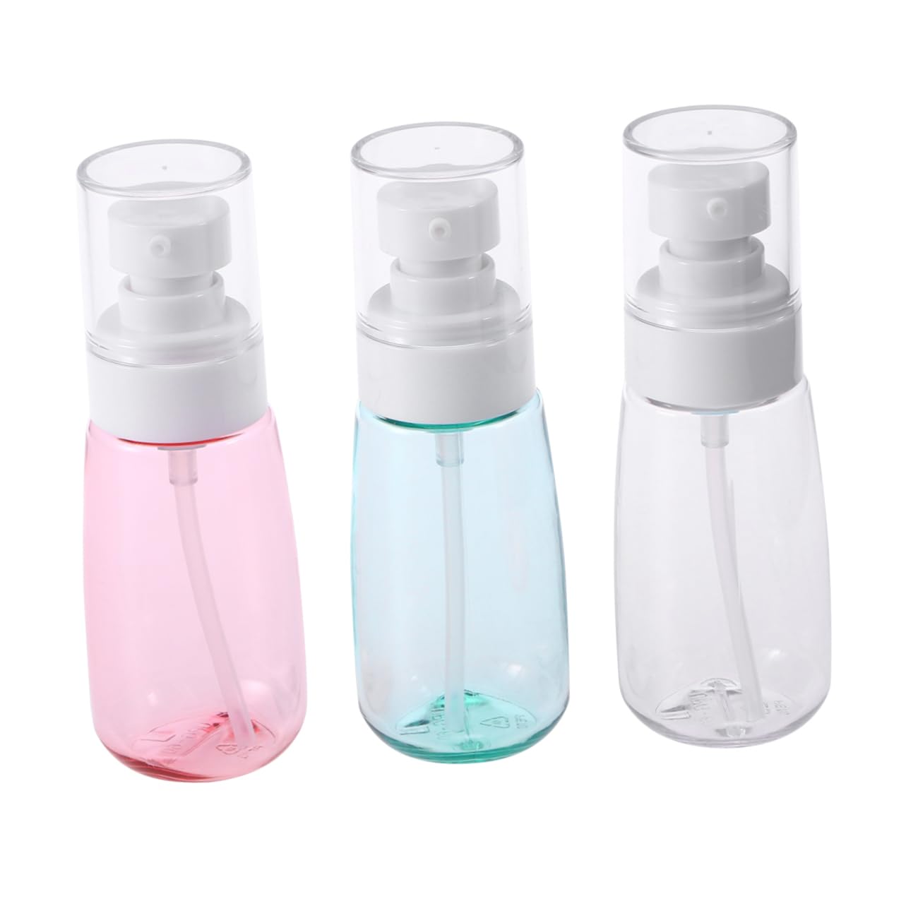DOITOOL 9stücke Pumpflaschen Für Seife Shampoo Und Lotion Transparente Sanft Und Sanft Blaue Dispenser Für Bad Und Küche Nachfüllbar Petg Einfach Zu Bedienen