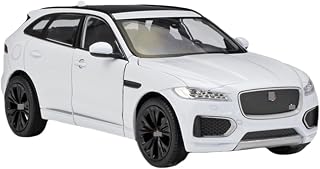 for Jaguar F-Pace SUV Diecast 1:24 Scale Model Car Model Metal Alloy Model Car Exquisite car Model (Color : White)