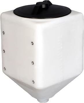 Norwesco 10 Gallon Square Total Drain Tank